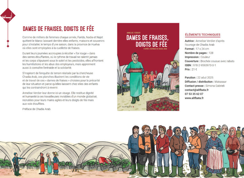 Dames de fraises, doigts de fée