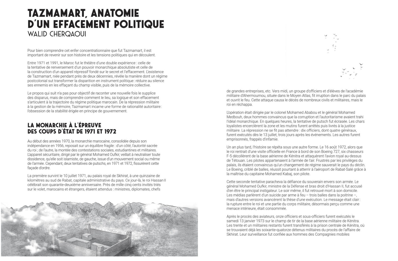 Tazmamart, Maroc, littérature carcérale, témoignage, prison, manga, autobiographie, BD